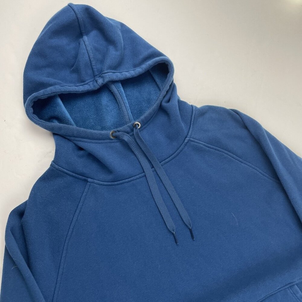 Athleta Cozy Karma Lounger Hoodie Sweatshirt Women’s S Soft Plush Lining Blue